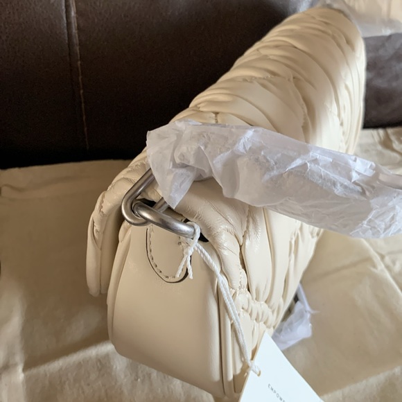 Tory Burch Kira Diamond-Ruched Small Shoulder Bag - Picture 12 of 16